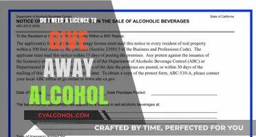 Alcohol Giveaways: License Requirements and Legalities