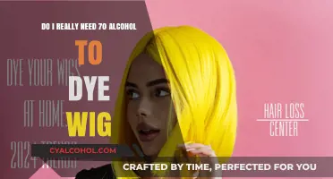 Alcohol for Wig Dyeing: 70% Necessary?