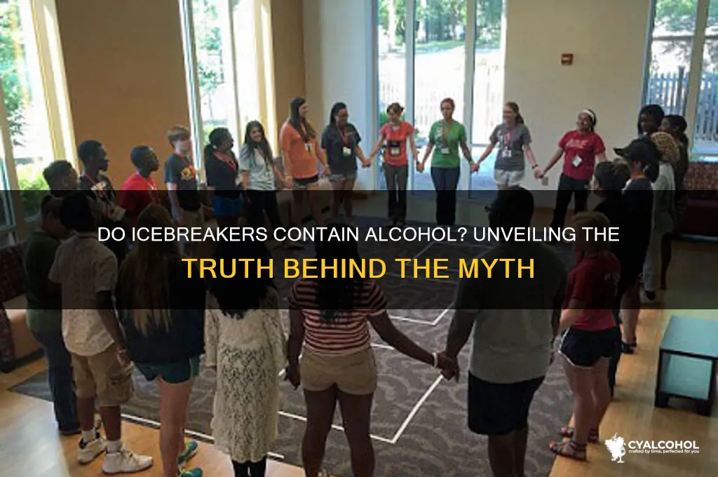 do icebreakers have alcohol