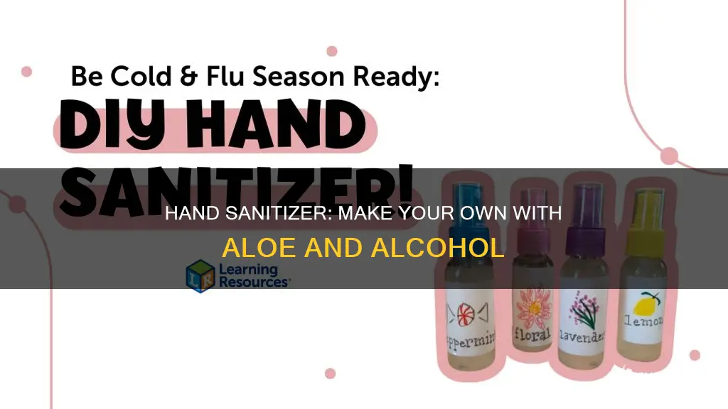do it yourself hand sanitizer with aloe and alcohol