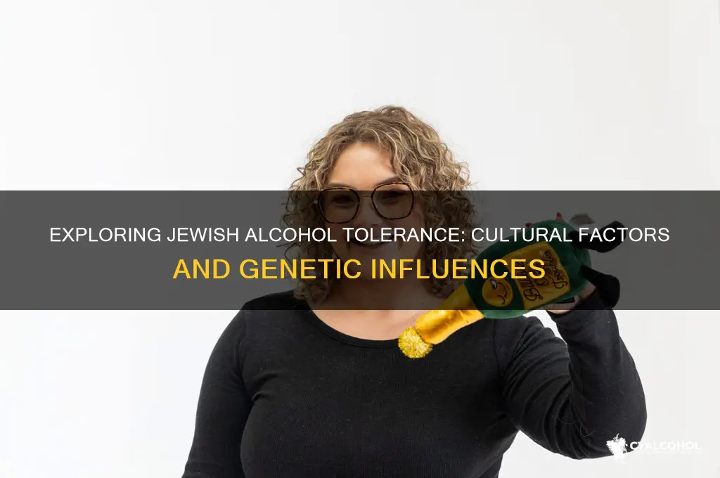 do jews have lower alcohol tolerance
