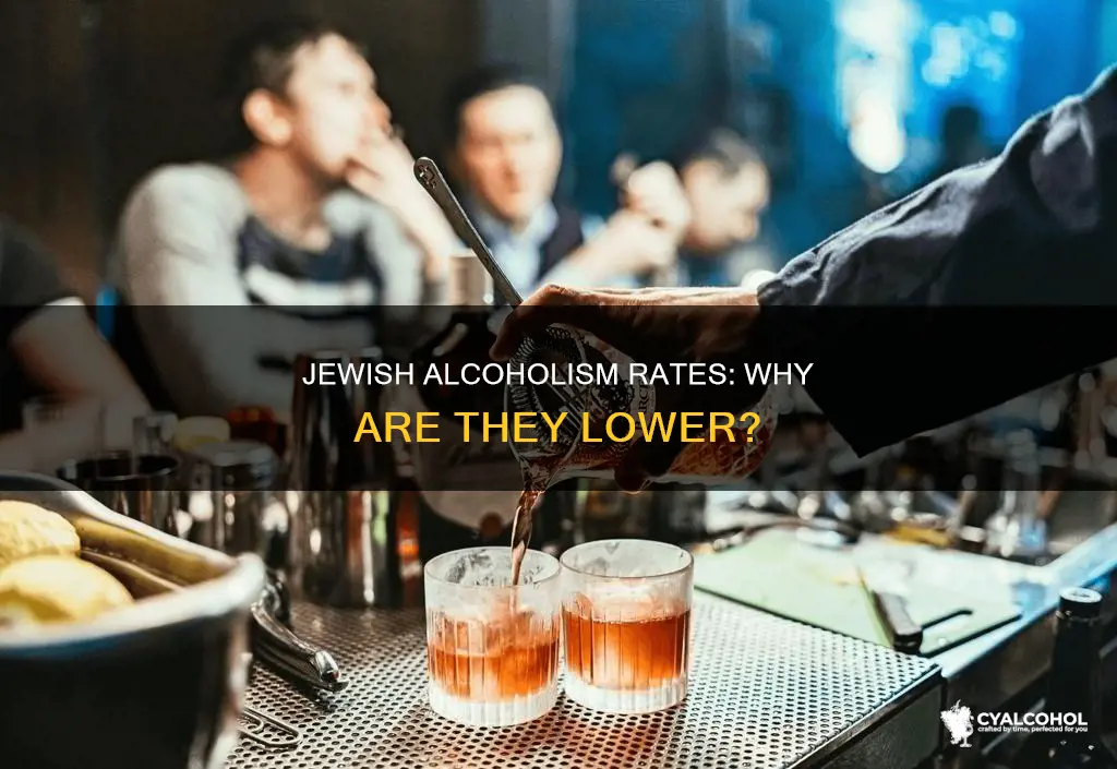 do jews have lower rates of alcoholism than other americans
