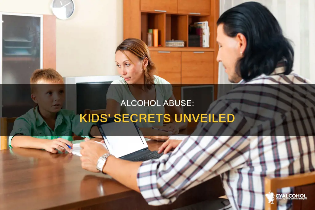 do kids who parents abuse alcohol tell other kids