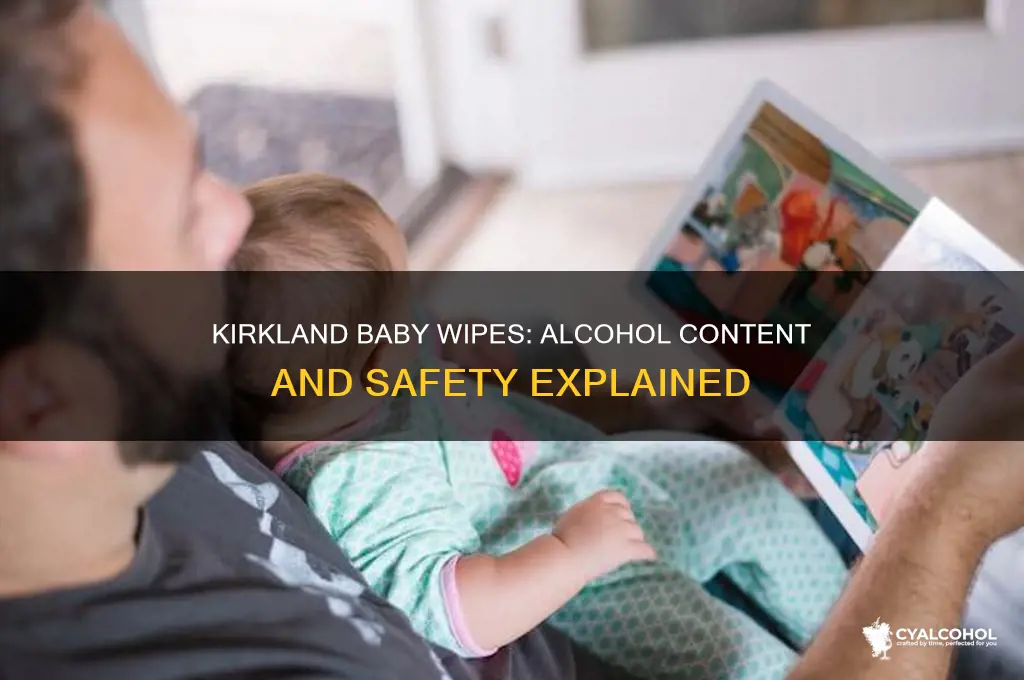 do kirkland baby wipes have alcohol