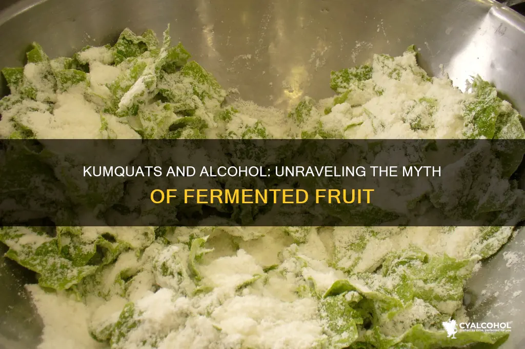 do kumquats have alcohol in them