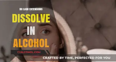 Do Lash Extensions Dissolve in Alcohol? The Surprising Truth Revealed
