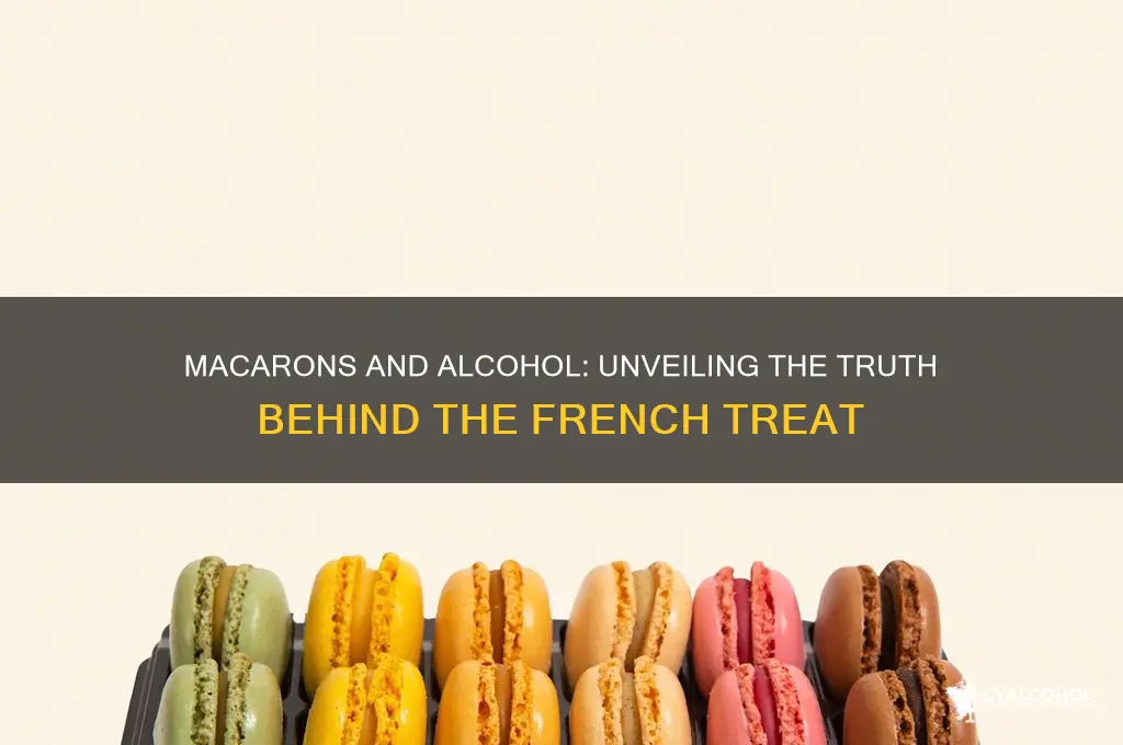 do macarons have alcohol
