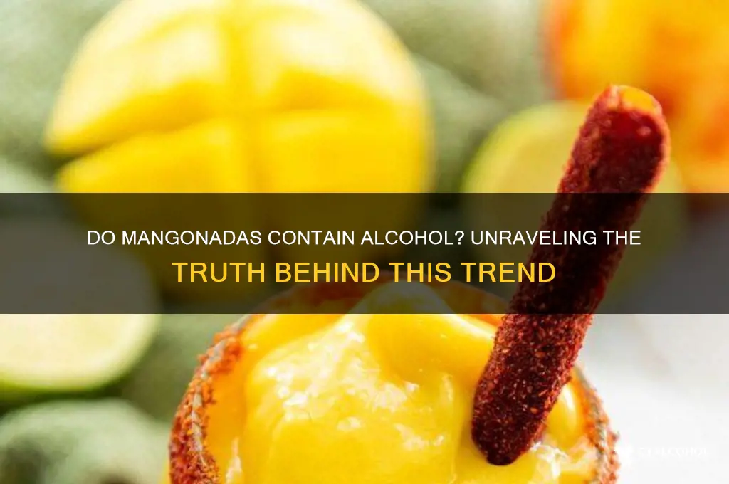 do mangonadas have alcohol