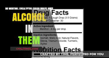 Menthol Cough Drops: Alcohol-Free Remedy?