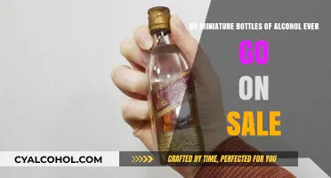 Miniature Alcohol Bottles: Do They Ever Go on Sale?