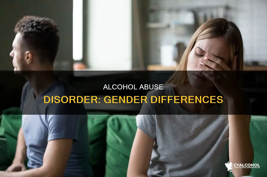 do more men or women have alcohol abuse disorder