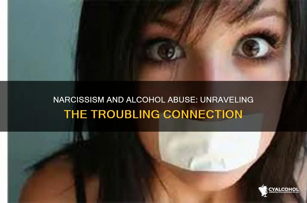 do narcissist abuse alcohol