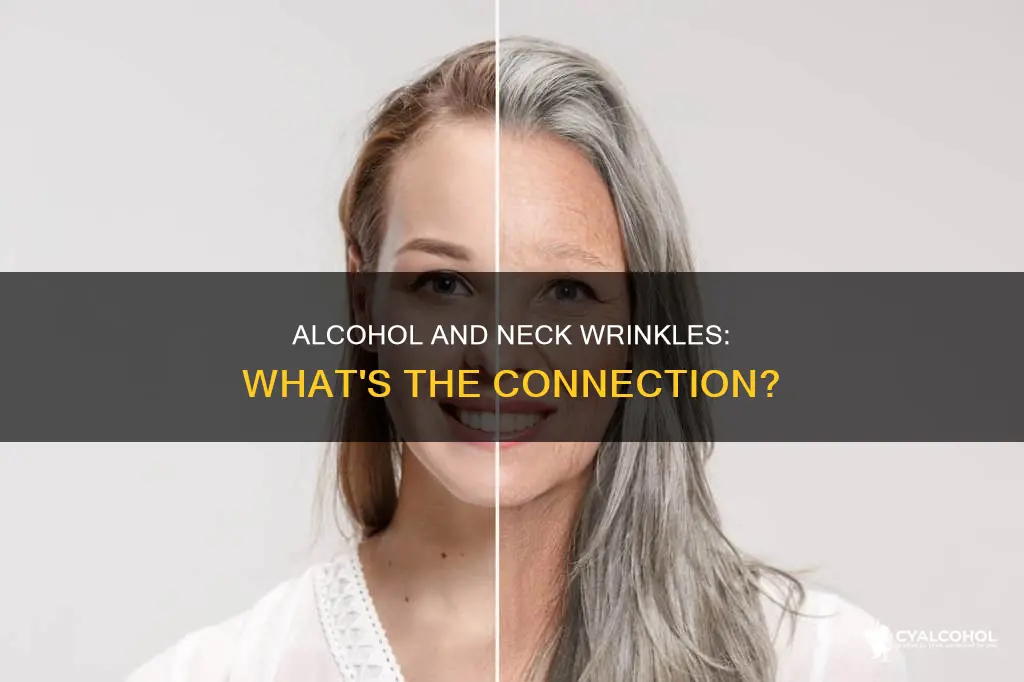 do neck wrinkles form more easily for alcohol dirnkers