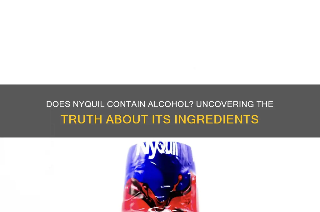 do nyquil have alcohol in it