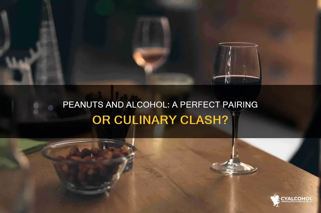 do peanuts go well with alcohol