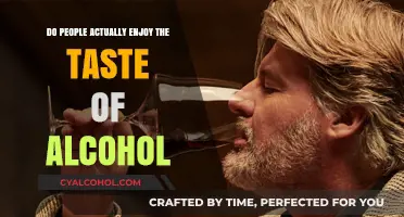 Do People Truly Savor Alcohol's Taste, or Is It Habit?