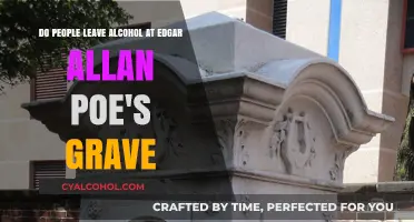 Poe's Grave: Why Alcohol Offerings?
