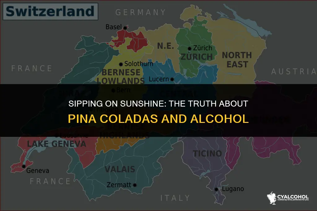 do pina colada have alcohol