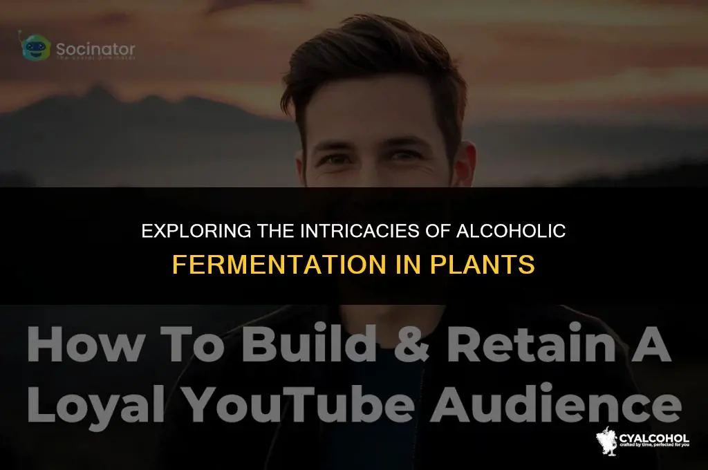 do plants undergo alcoholic fermentation