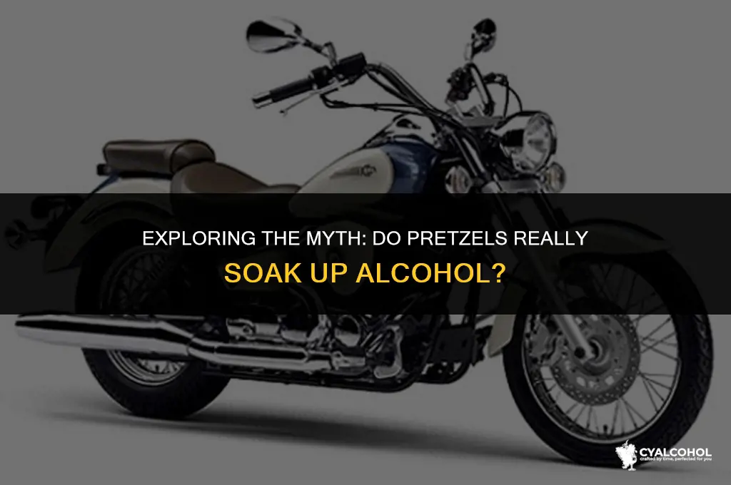 do pretzels soak up alcohol