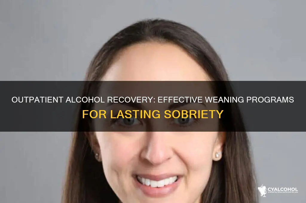 do programs wean alcoholics off through outpatient services