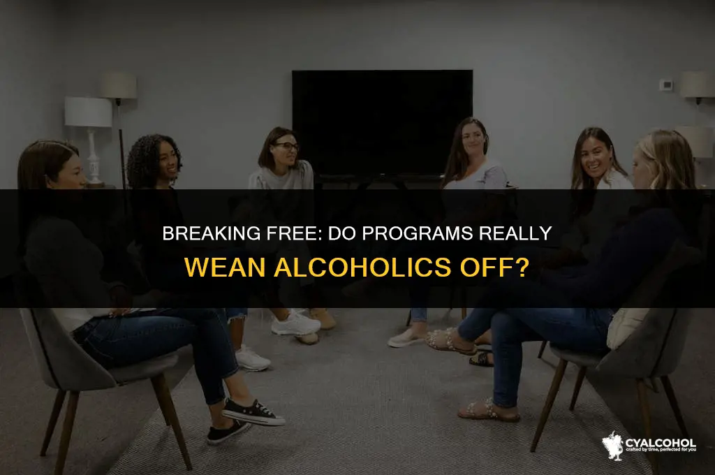 do programs ween alcoholics off