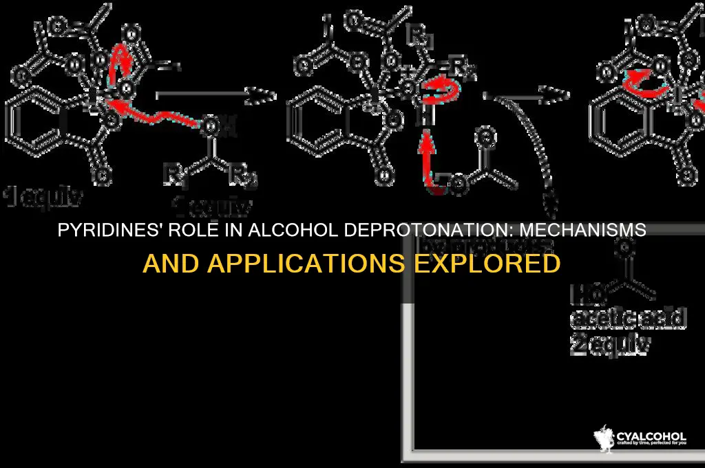 do pyridines deprotonate alcohols