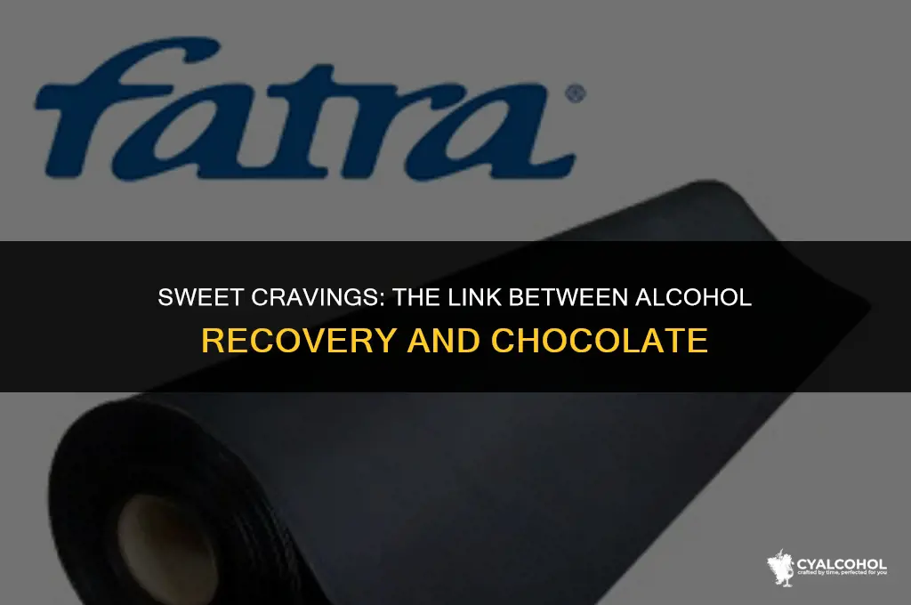 do recovering alcoholics crave chocolate