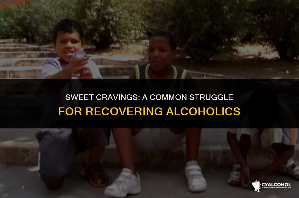 do recovering alcoholics crave sweets