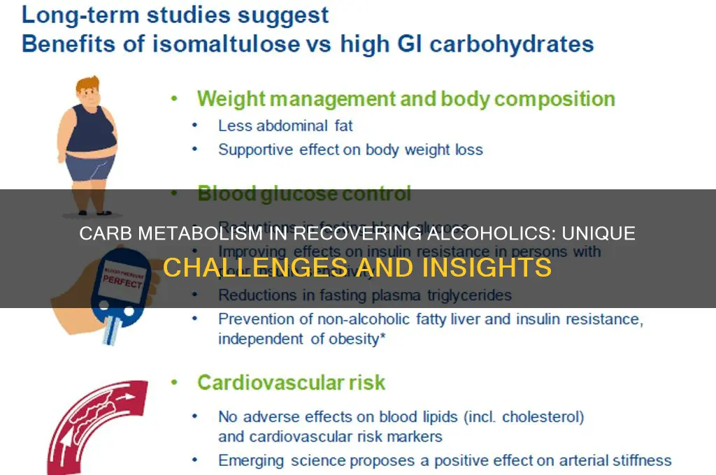 do recovering alcoholics metabolize carbs differently