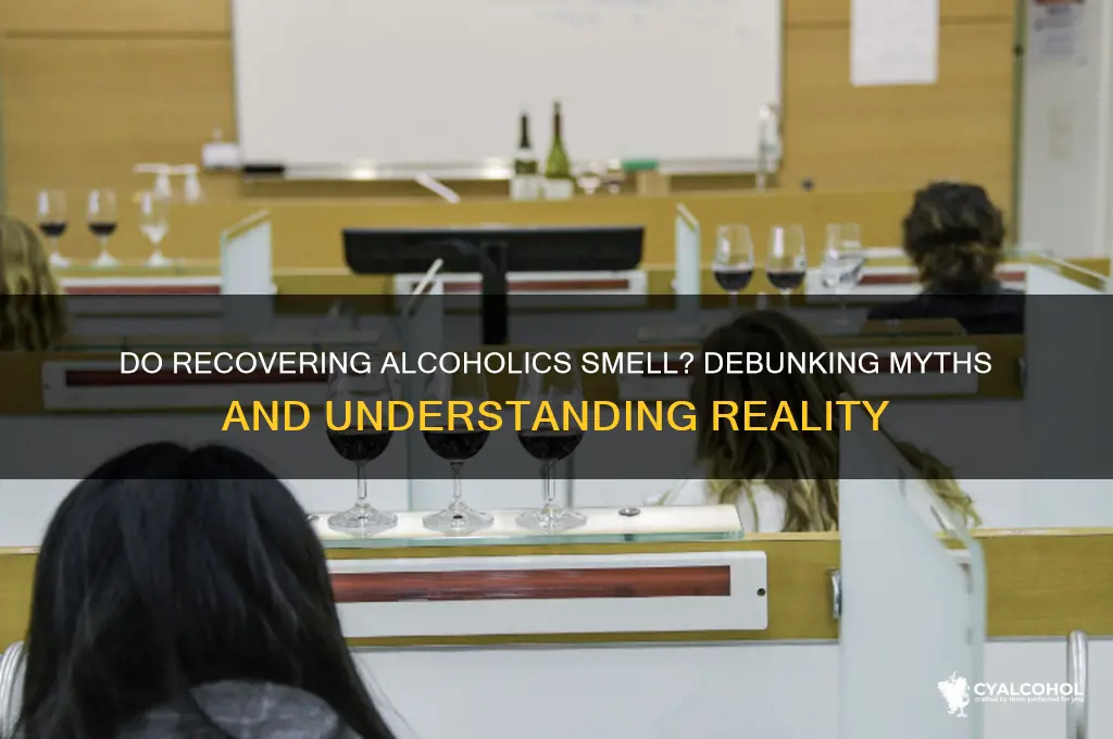 do recovering alcoholics smell