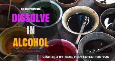 Do Red Pigments Dissolve in Alcohol? A Scientific Exploration