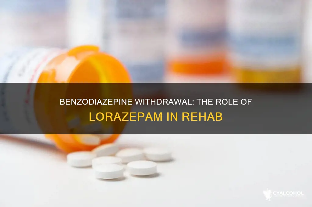 do rehab programs prescribe lorezapem for benzo and alcohol addiction