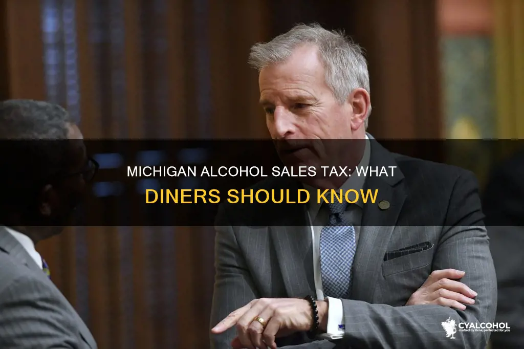 do restaurants in michigan charge sales tax on alcohol