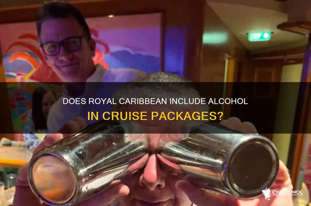 do royal caribbean cruises include alcohol