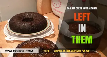 Rum Cakes and Alcohol: Does the Booze Remain in the Bake?