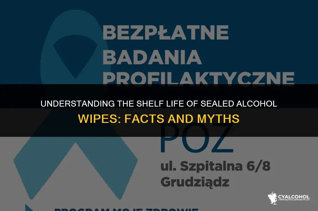 do sealed alcohol wipes expire