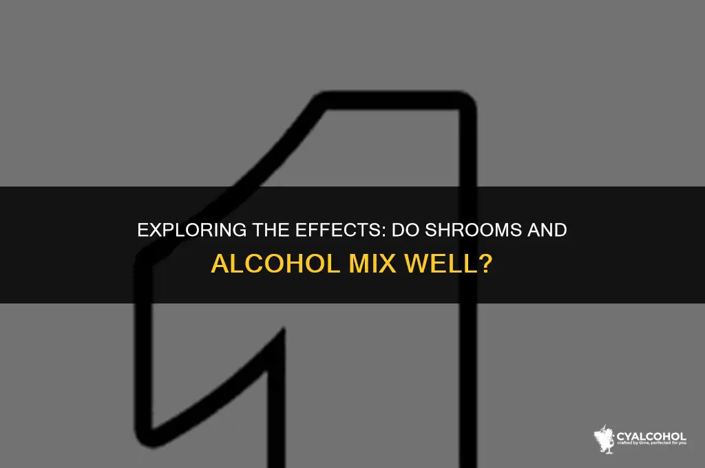 do shrooms interact with alcohol