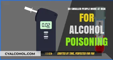 Smaller People: Alcohol Poisoning Risk Factors