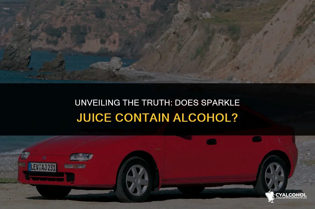 do sparkle juice have alcohol