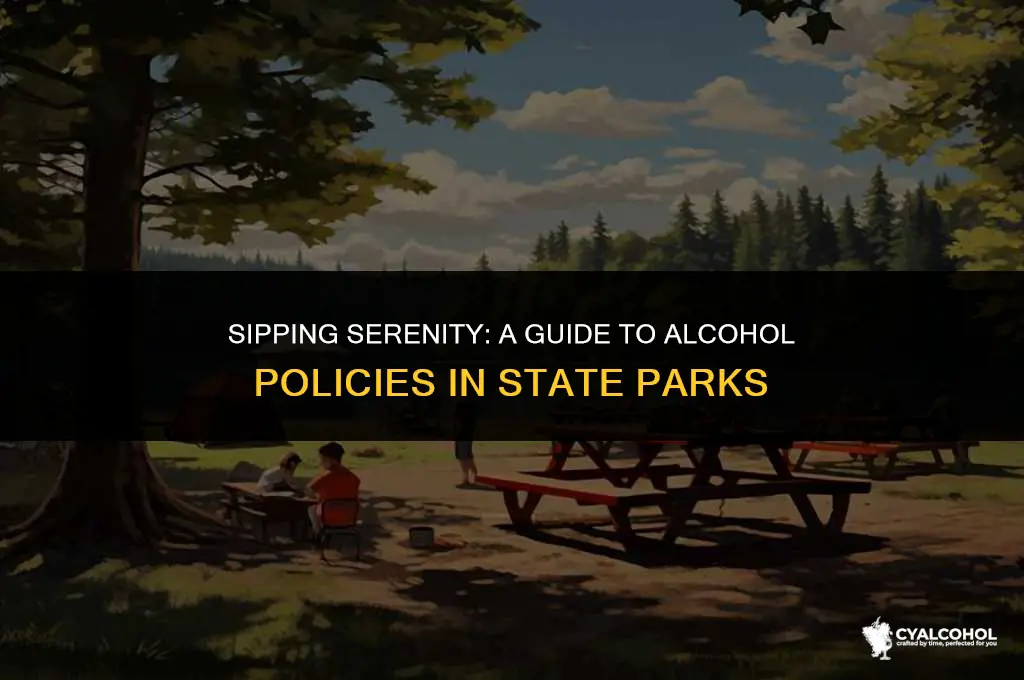 do state parks allow alcohol