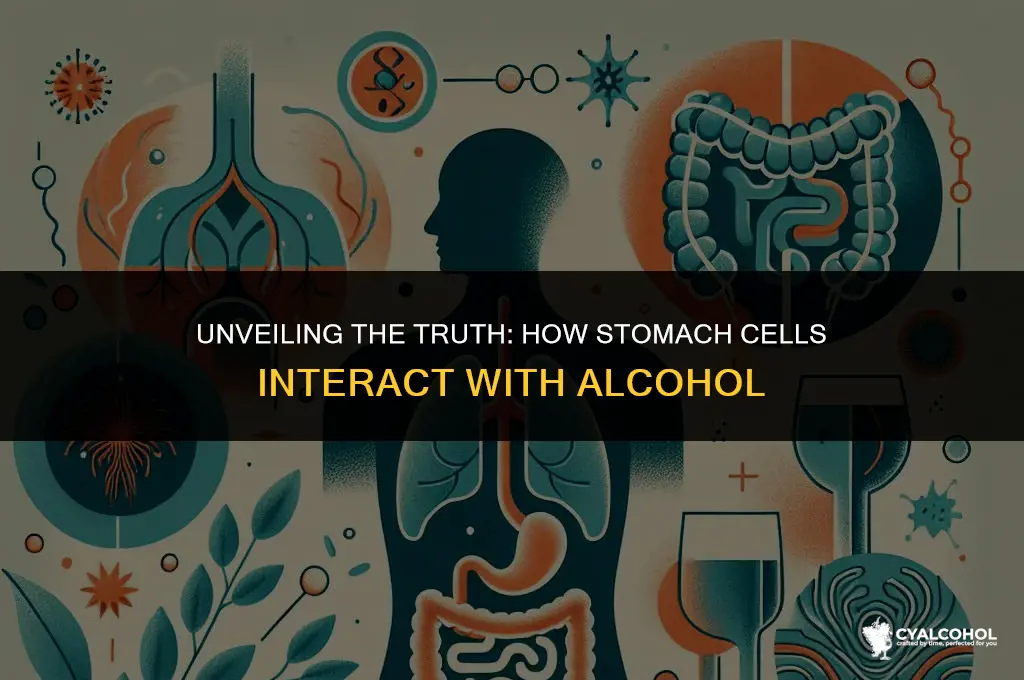 do stomach cells absorb alcohol