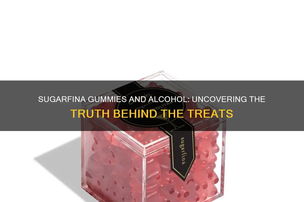 do sugarfina gummies have alcohol