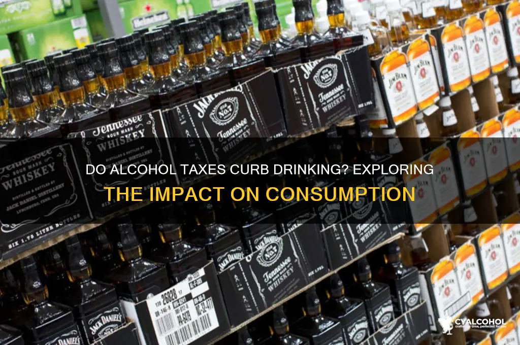 do taxes on alcohol reduce consumption