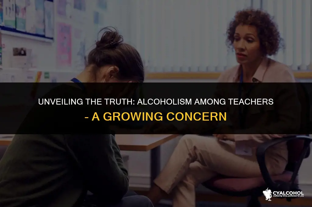 do teachers have high alcoholism