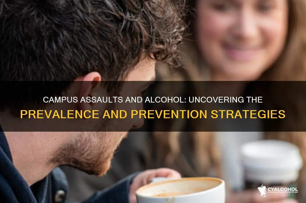 do the majority of campus assaults involve alcohol