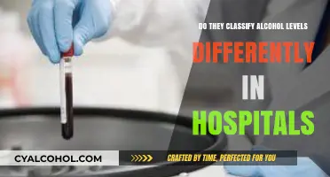 How Hospitals Categorize Alcohol Levels: A Different Classification System?