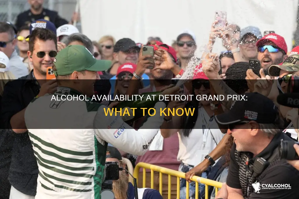 do they servr alcohol at the grand prix detroit