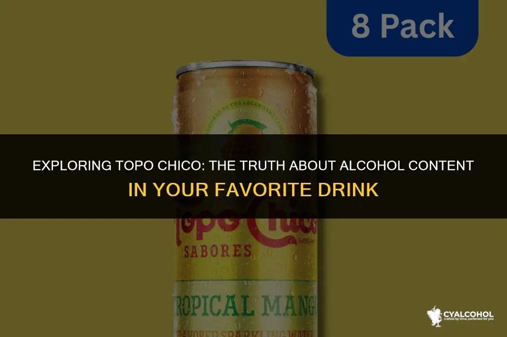 do topo chico have alcohol