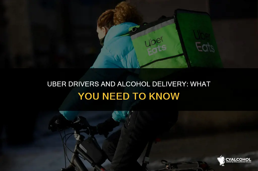do uber drivers deliver alcohol